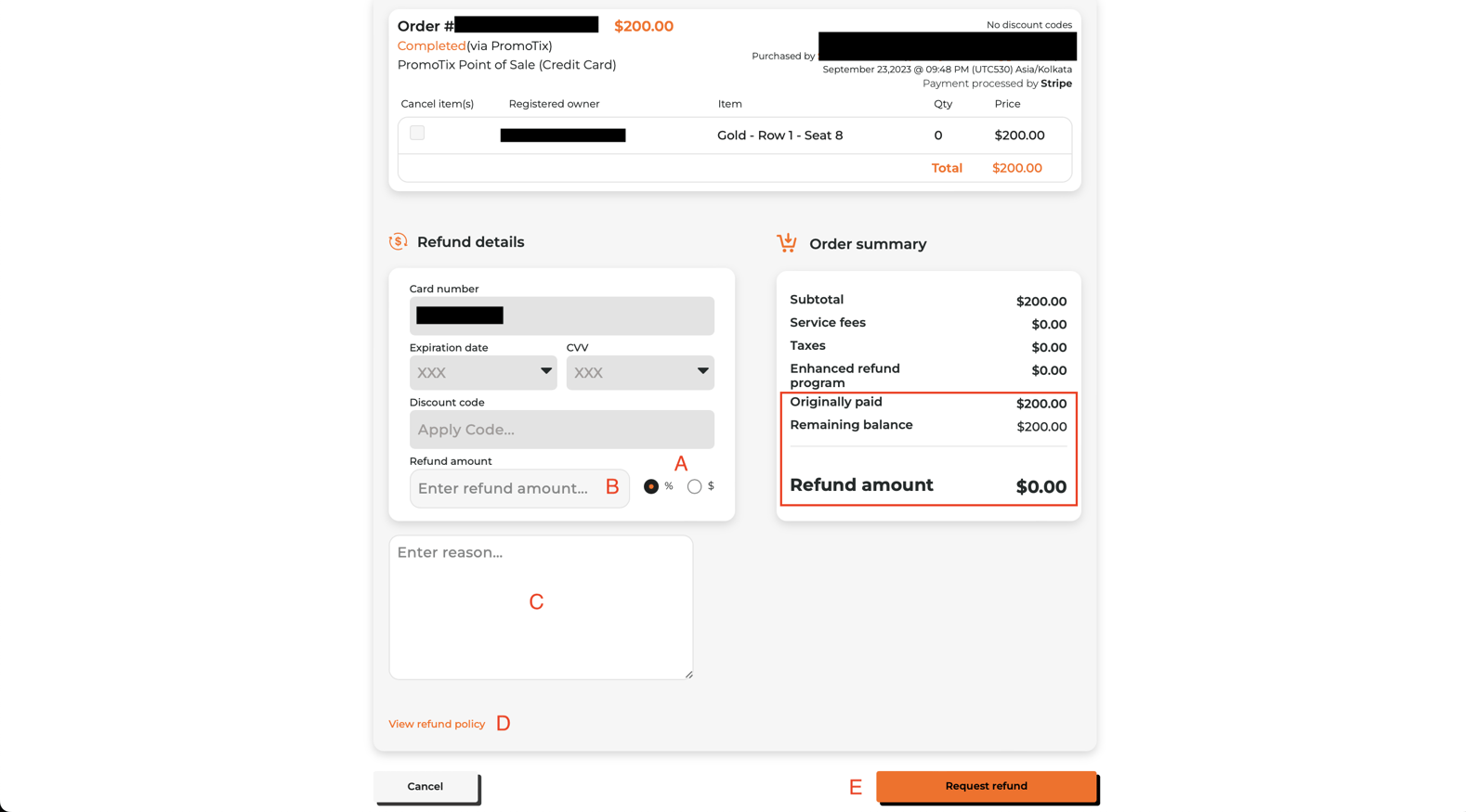 How to request a refund
